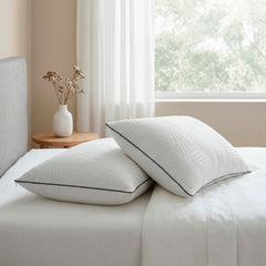 Aquila White King Size Shredded Memory Foam Pillow - Ornate Home