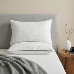 Aquila White King Size Shredded Memory Foam Pillow - Ornate Home