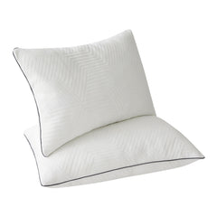 Aquila White Queen Size Shredded Memory Foam Pillow - Ornate Home