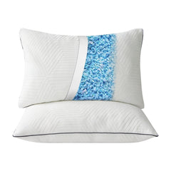 Aquila White Queen Size Shredded Memory Foam Pillow - Ornate Home