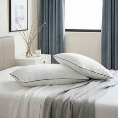 Aquila White Queen Size Shredded Memory Foam Pillow - Ornate Home