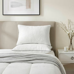Aquila White Queen Size Shredded Memory Foam Pillow - Ornate Home