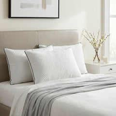 Aquila White Queen Size Shredded Memory Foam Pillow - Ornate Home
