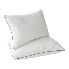 Aquila White Queen Size Shredded Memory Foam Pillow - Ornate Home