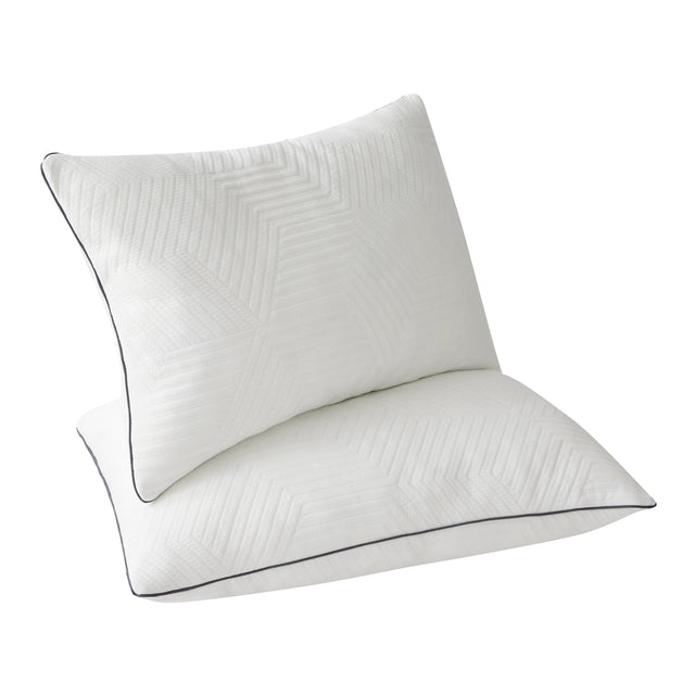 Aquila White Queen Size Shredded Memory Foam Pillow - Ornate Home