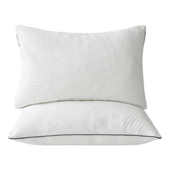 Aquila White Queen Size Shredded Memory Foam Pillow - Ornate Home