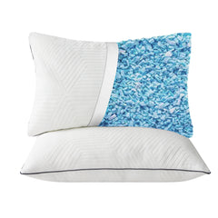 Aquila White Queen Size Shredded Memory Foam Pillow - Ornate Home