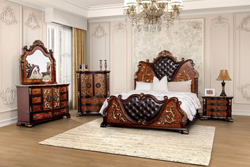 Aquilina Cherry/Oak Dresser - Ornate Home