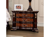 Aquilina Cherry/Oak Nightstand - Ornate Home