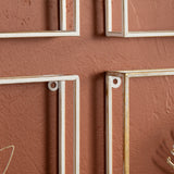 Arabello White/Gold Wall Art (Set Of 4)