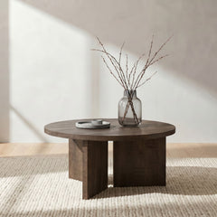 Aragon Dark Rustic Mango Coffee Table - Ornate Home
