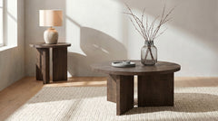 Aragon Dark Rustic Mango Coffee Table - Ornate Home