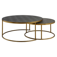 Aragon Gray Nesting Coffee Tables (Set of 2) - Ornate Home