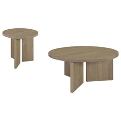 Aragon Latte Coffee Table Set - Ornate Home