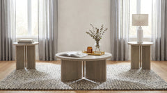Aragon Latte Coffee Table Set - Ornate Home