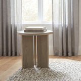 Aragon Latte End Table - Ornate Home