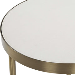 Aragon White Nesting Tables (Set of 2) - Ornate Home