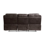 Aram Brown Double Reclining Sofa - Ornate Home