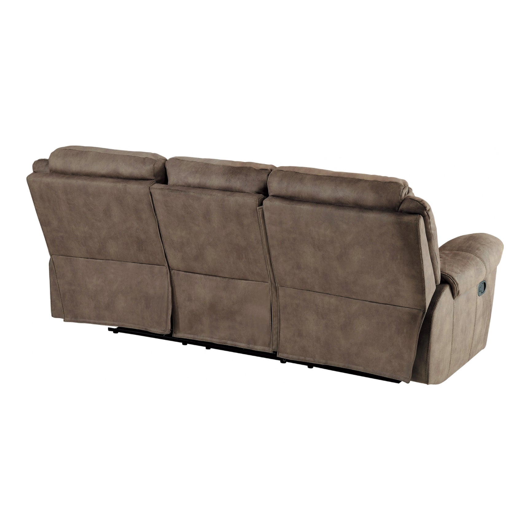 Aram Brown Double Reclining Sofa - Ornate Home