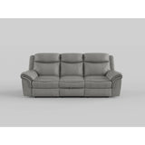 Aram Brown Double Reclining Sofa - Ornate Home
