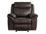 Aram Brown Glider Reclining Chair - Ornate Home