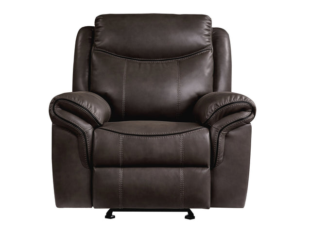 Aram Brown Glider Reclining Chair - Ornate Home