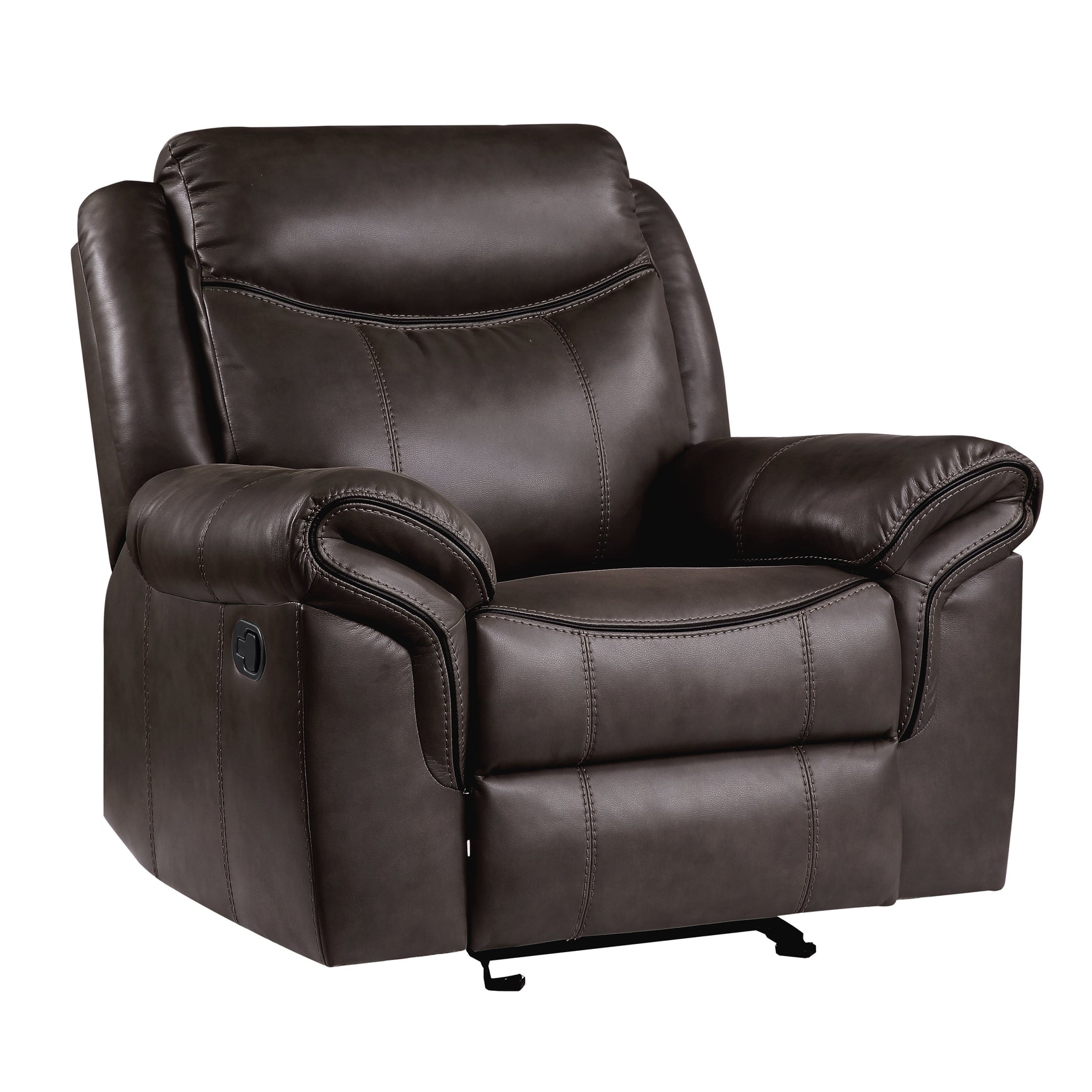 Aram Brown Glider Reclining Chair - Ornate Home