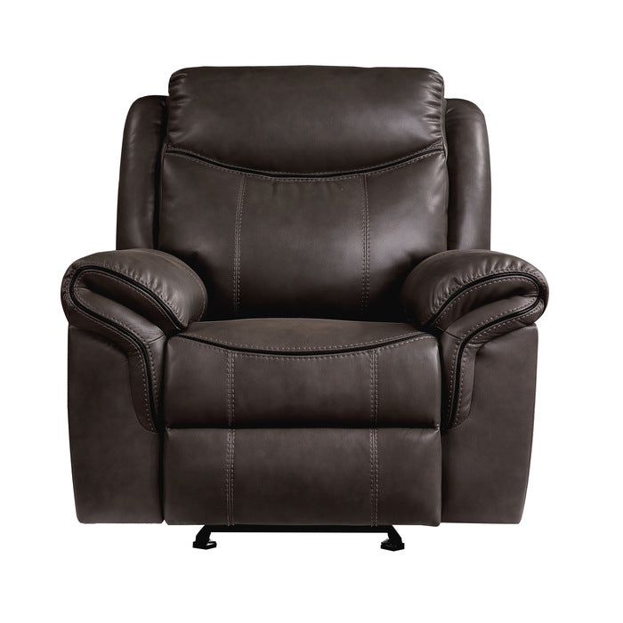 Aram Brown Glider Reclining Chair - Ornate Home
