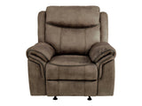 Aram Brown Glider Reclining Chair - Ornate Home