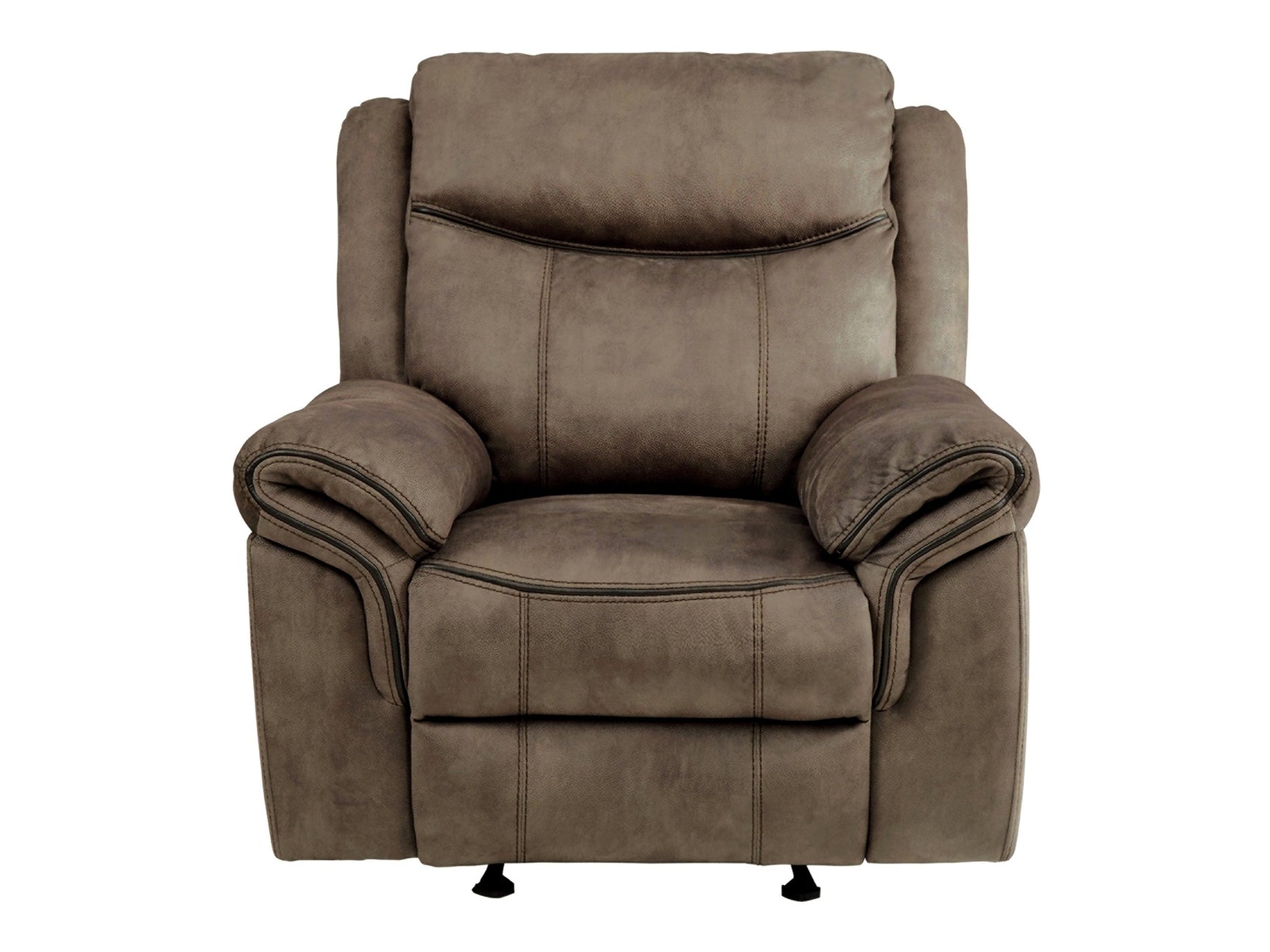 Aram Brown Glider Reclining Chair - Ornate Home