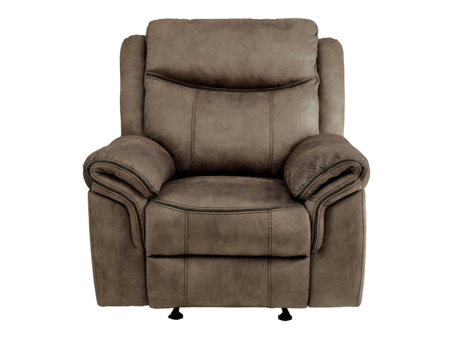 Aram Brown Glider Reclining Chair - Ornate Home