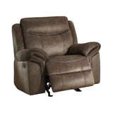 Aram Brown Glider Reclining Chair - Ornate Home