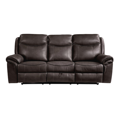 Aram Dark Brown Sofa & Loveseat - Ornate Home