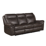 Aram Dark Brown Sofa & Loveseat - Ornate Home