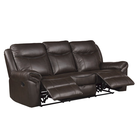 Aram Dark Brown Sofa & Loveseat - Ornate Home