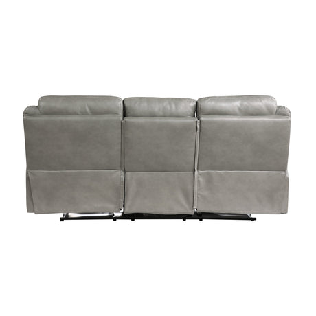 Aram Gray Double Reclining Sofa - Ornate Home