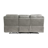 Aram Gray Double Reclining Sofa - Ornate Home
