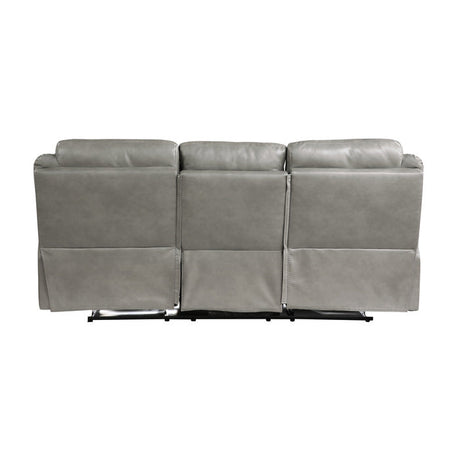 Aram Gray Double Reclining Sofa - Ornate Home