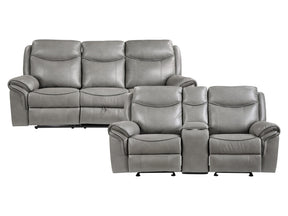 Aram Gray Sofa & Loveseat - Ornate Home