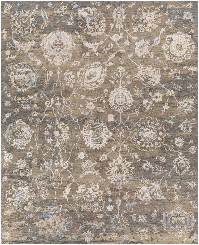 Aramawayan Premium Hand Knotted Wool Area Rug - Clearance - Ornate Home