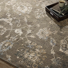 Aramawayan Premium Hand Knotted Wool Area Rug - Clearance - Ornate Home
