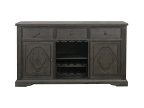 Arasina Dark Pewter Server - Ornate Home