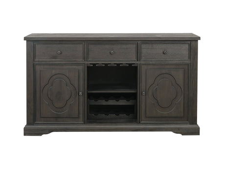 Arasina Dark Pewter Server - Ornate Home