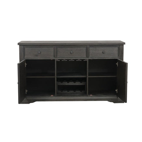 Arasina Dark Pewter Server - Ornate Home