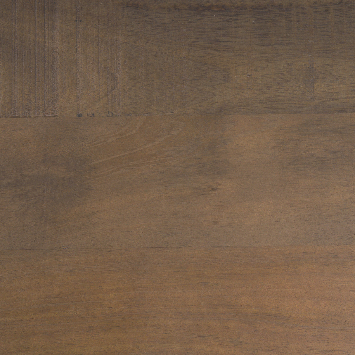 Araxi Brown/Black Rectangular Trestle Dining Table with Dark Brown Wood Top
