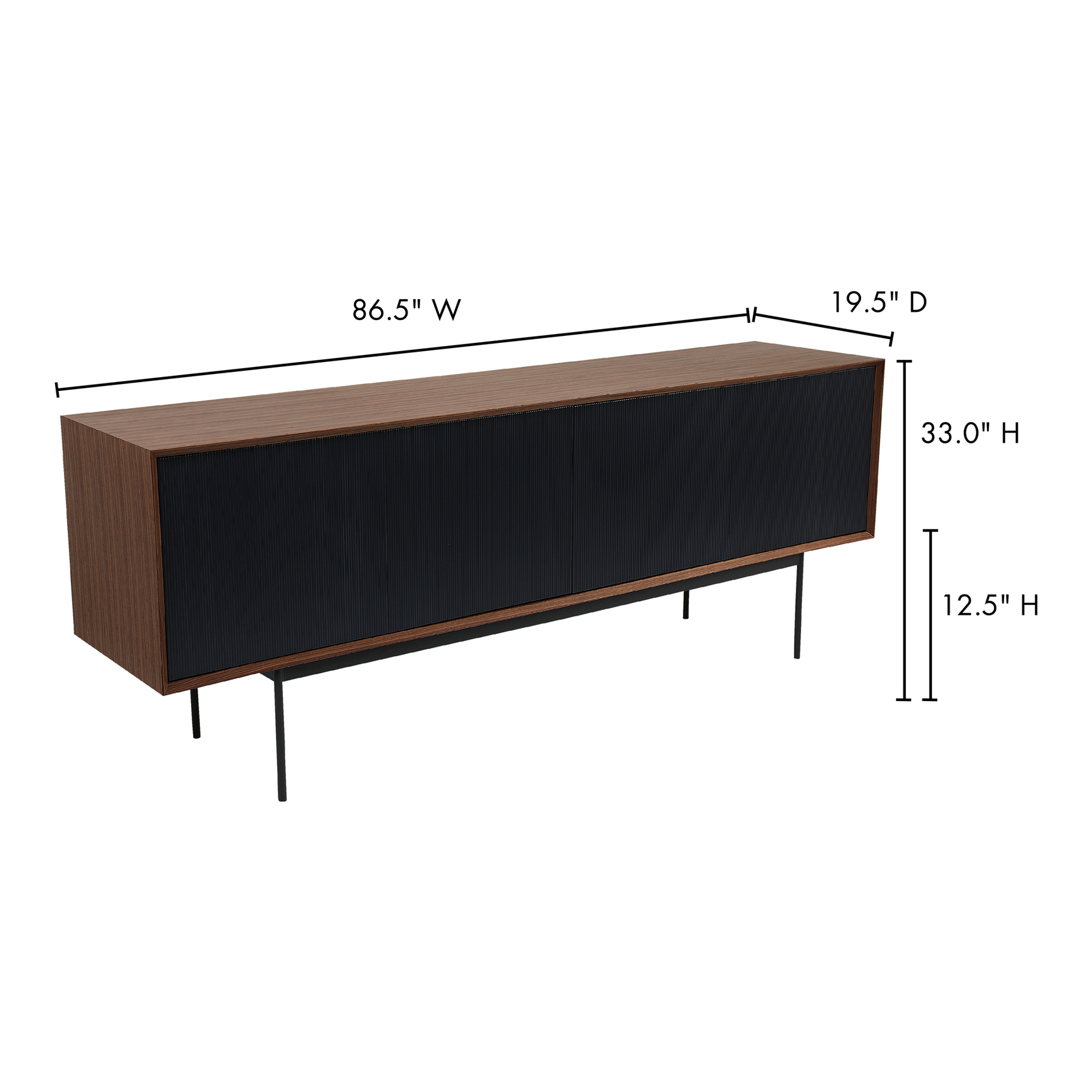 Araya Brown Sideboard - Ornate Home