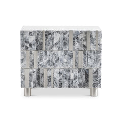 Araya Dark Green Nightstand - Ornate Home