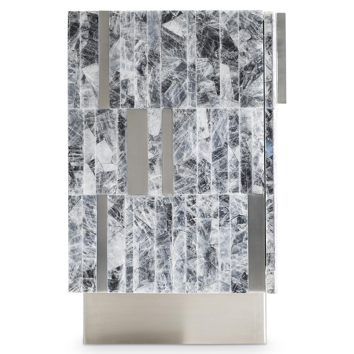 Araya Entertainment Gray/Silver Credenza - Ornate Home