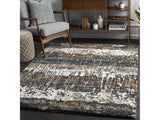 Arboles Abstract Lined Plush Area Rug - Ornate Home