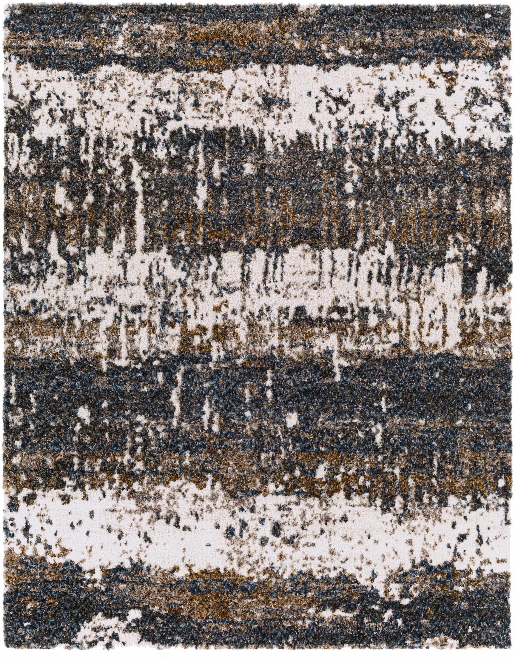 Arboles Abstract Lined Plush Area Rug - Ornate Home